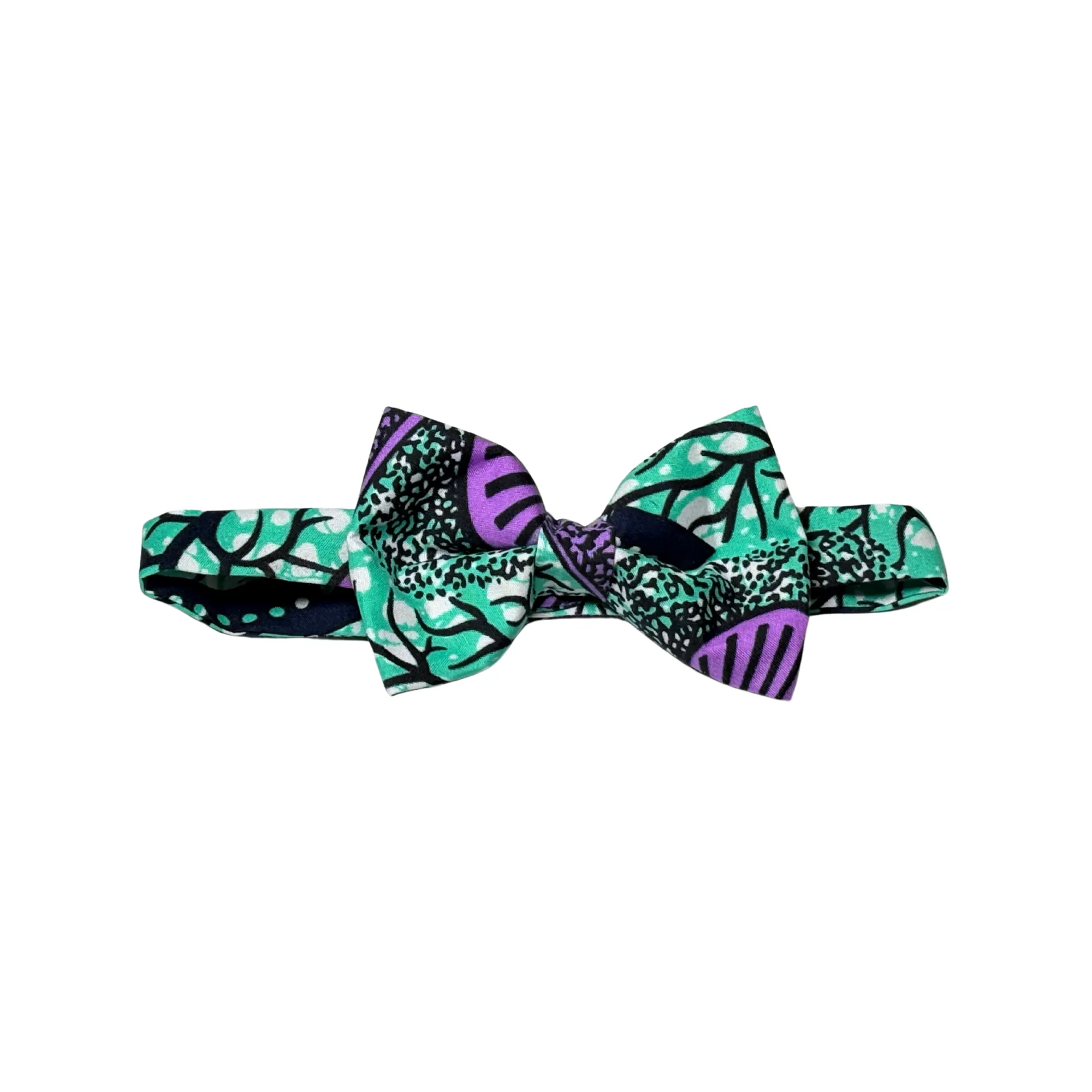 Mens Jabari Ankara African Bow Tie