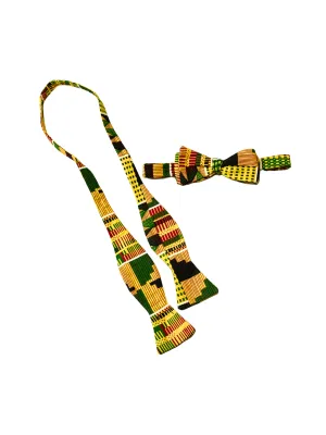 Mens Kente Self Tie Bow Tie