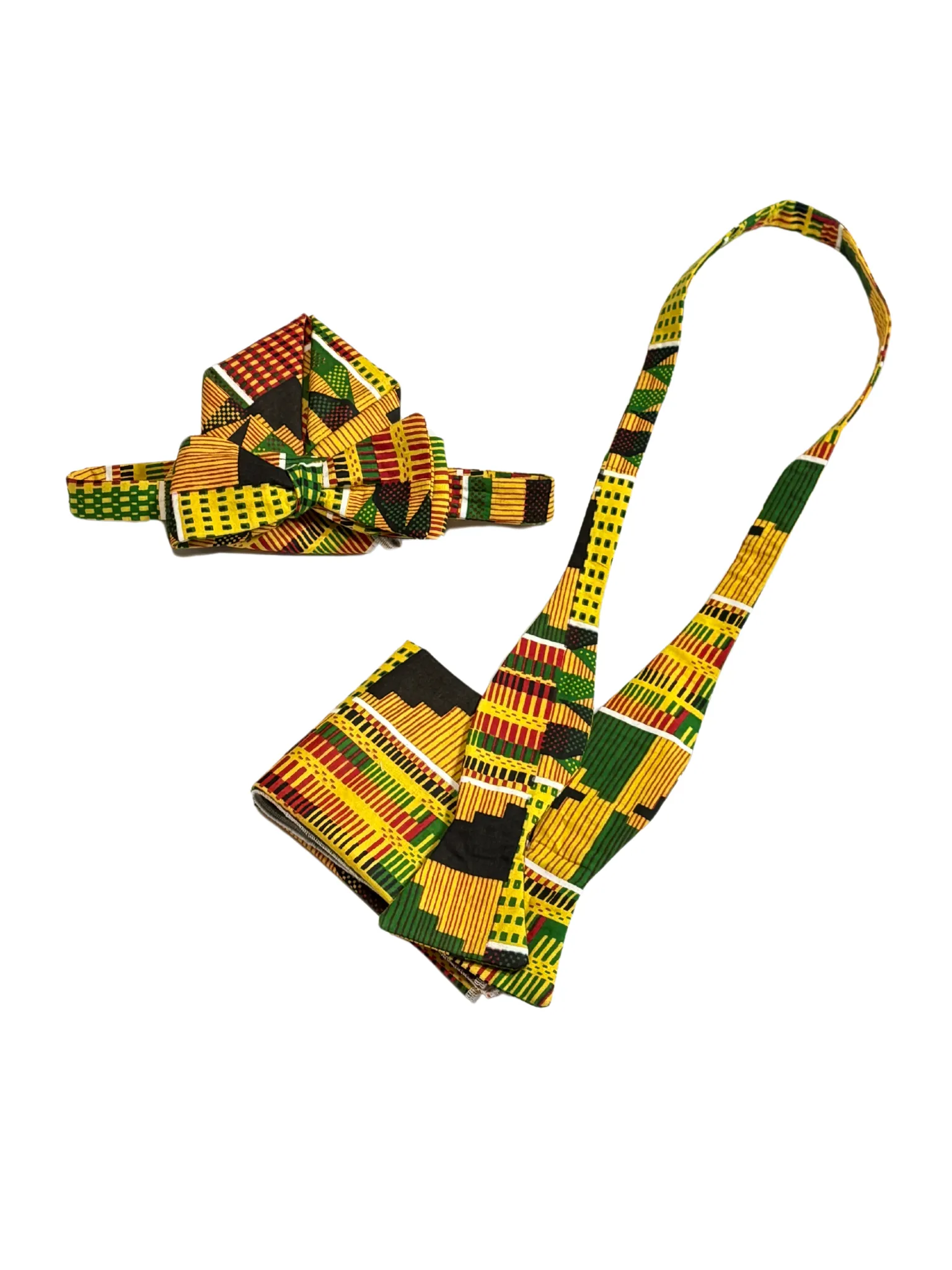 Mens Kente Self Tie Bow Tie