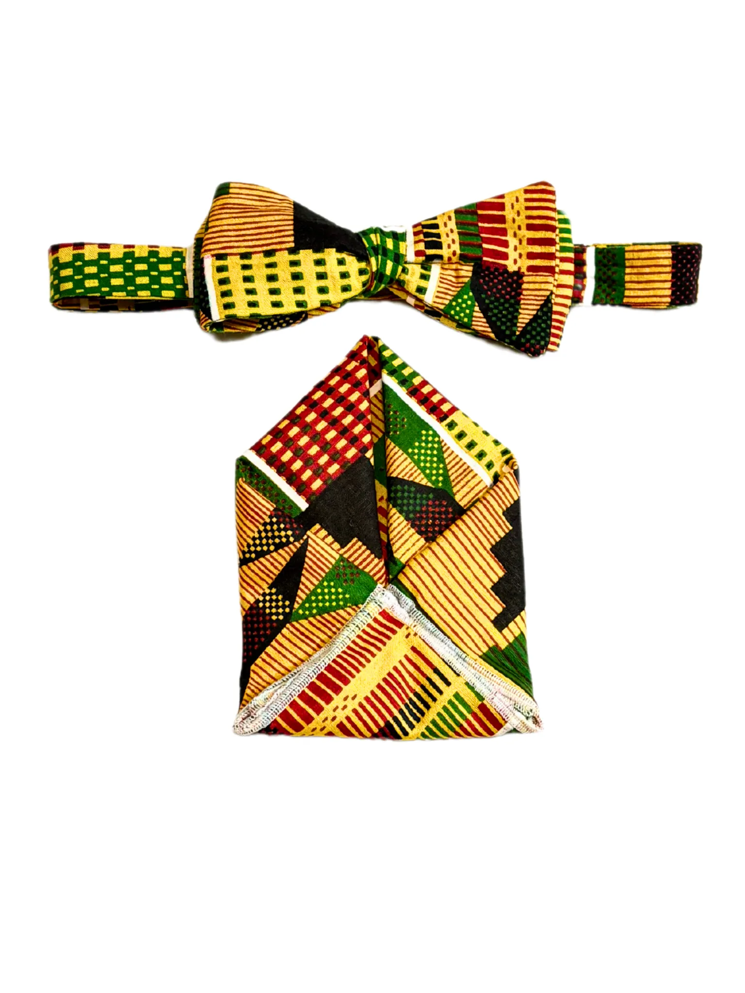 Mens Kente Self Tie Bow Tie