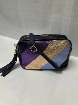 Metallic Multi Colored Handbag