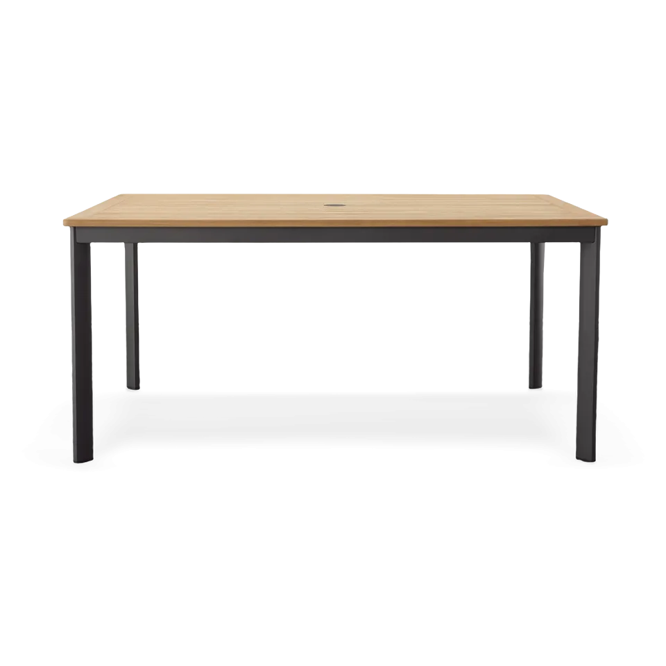 METZ 63" DINING TABLE, TEAK