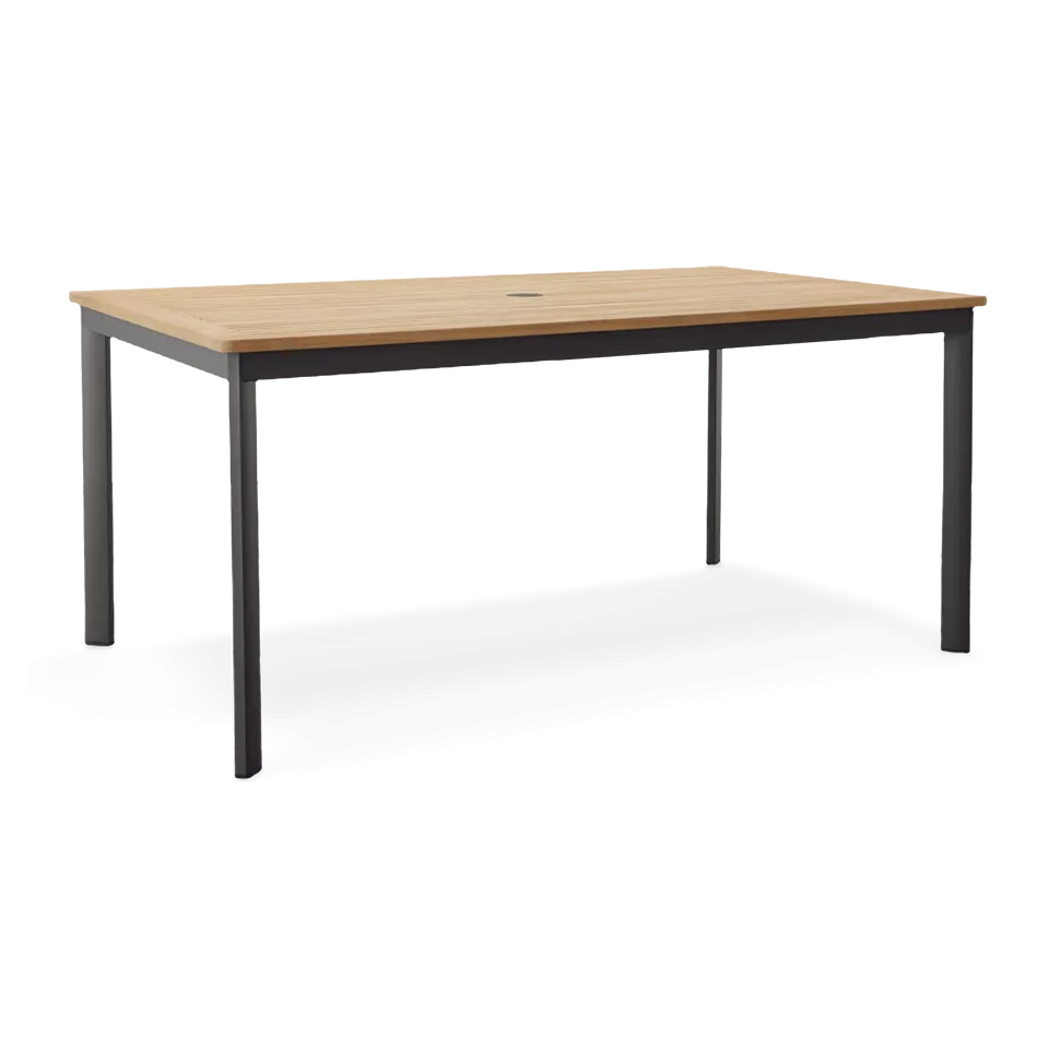 METZ 63" DINING TABLE, TEAK