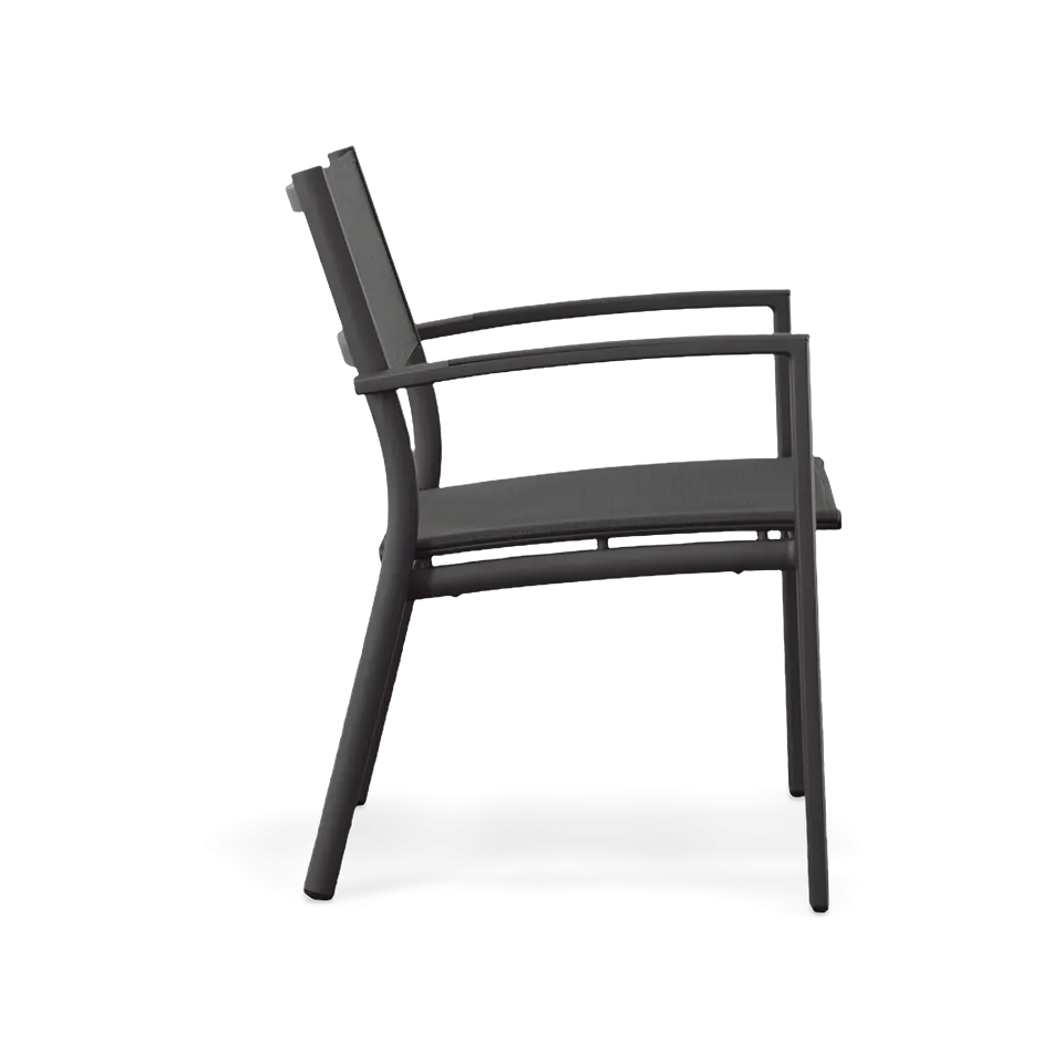 METZ STACKING ARM CHAIR