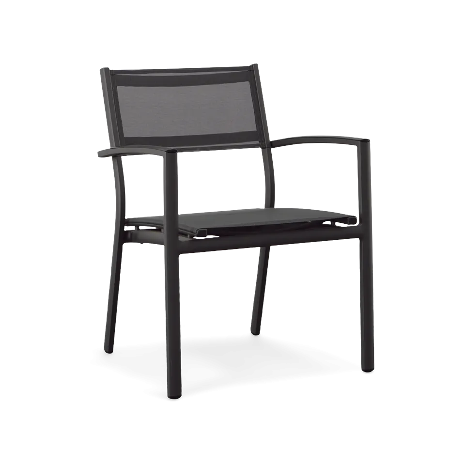 METZ STACKING ARM CHAIR