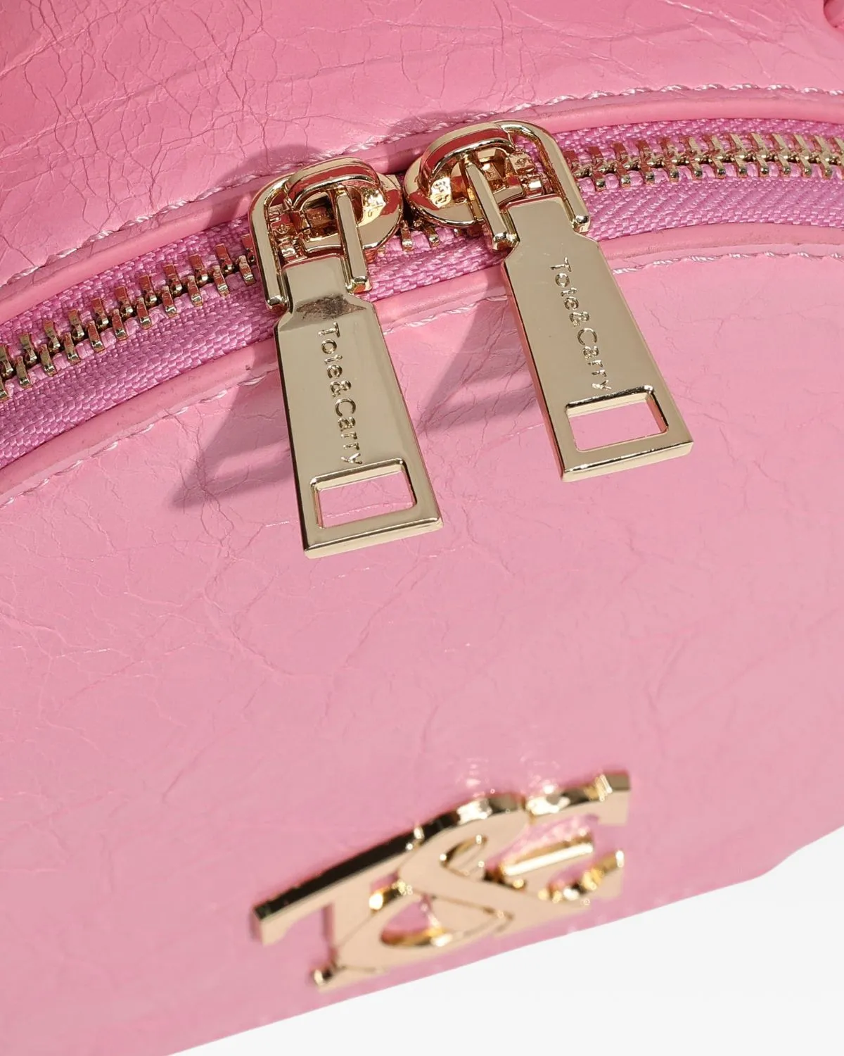 Mini Crossbody Bag in Pink