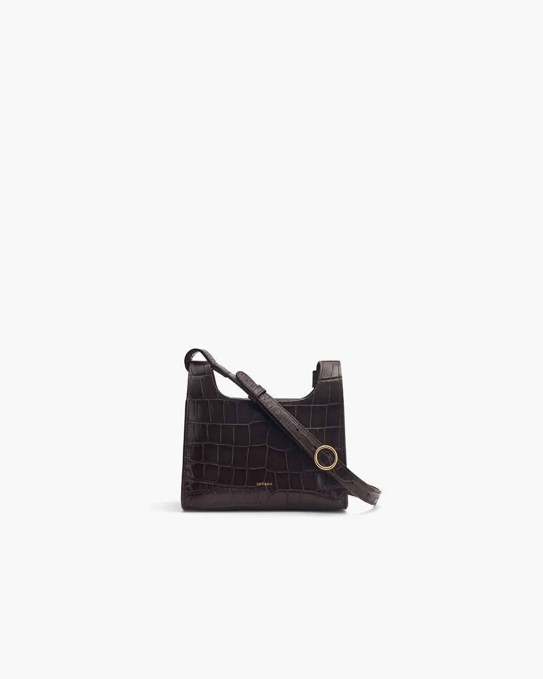 Mini Double Loop Bag (Croco)