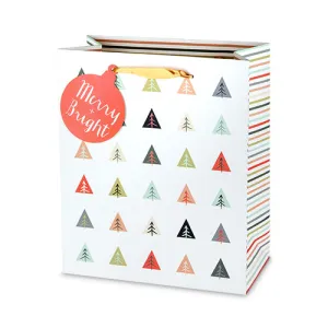 Modern Christmas Trees Gift Bag