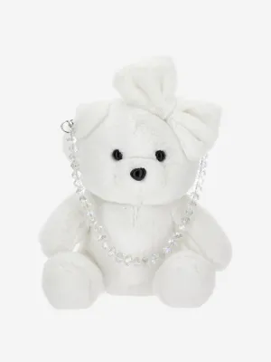 Monnalisa Girls Teddy Bag Handbag in White