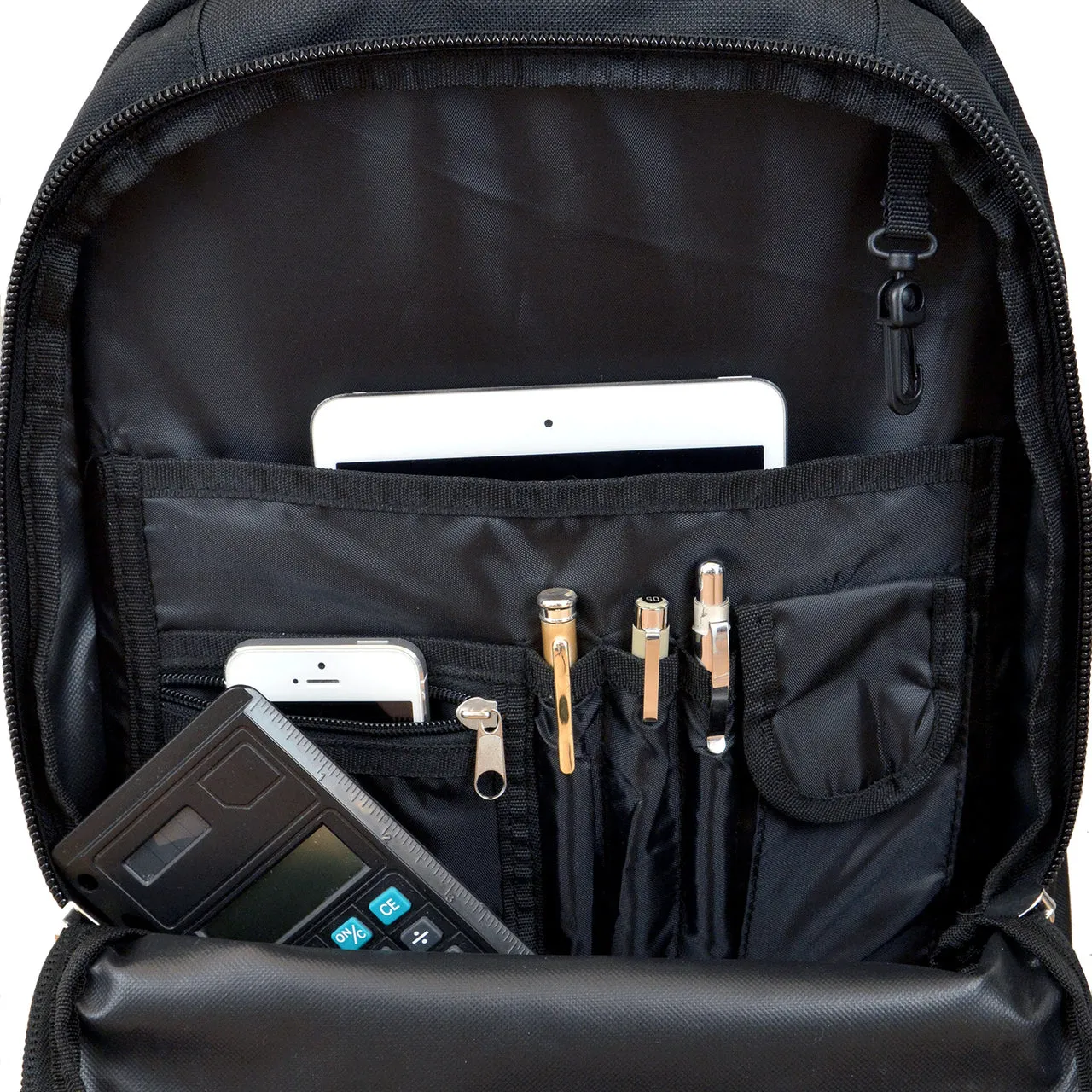 Montana Premium Wheeled Backpack in Black