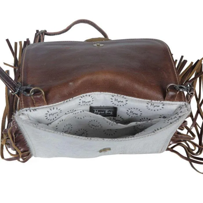 Myra Bag Delicate Hues Lather and Hair-On Bag