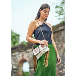 Myra Bag Delicate Hues Lather and Hair-On Bag