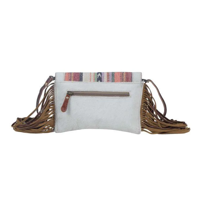 Myra Bag Delicate Hues Lather and Hair-On Bag