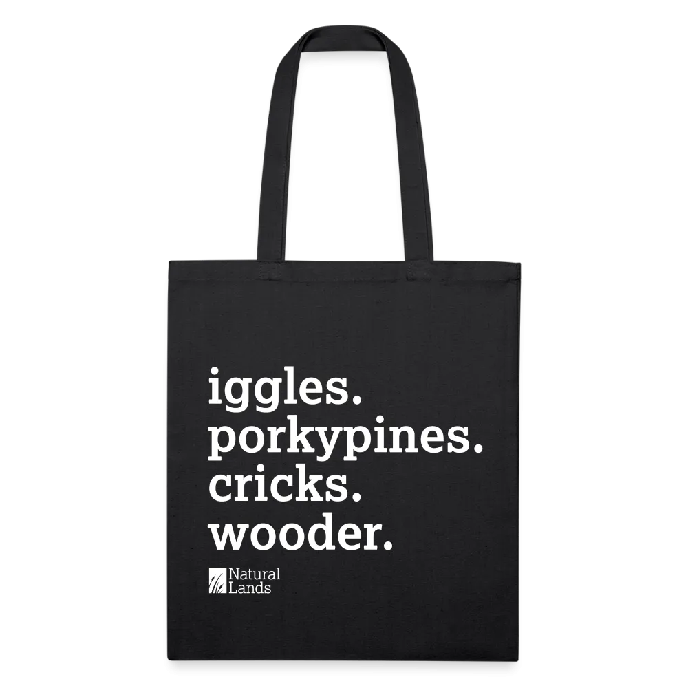 nature in Delco recycled tote bag