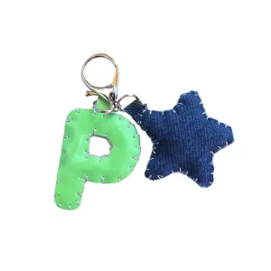 Neon Green Letter Dangler