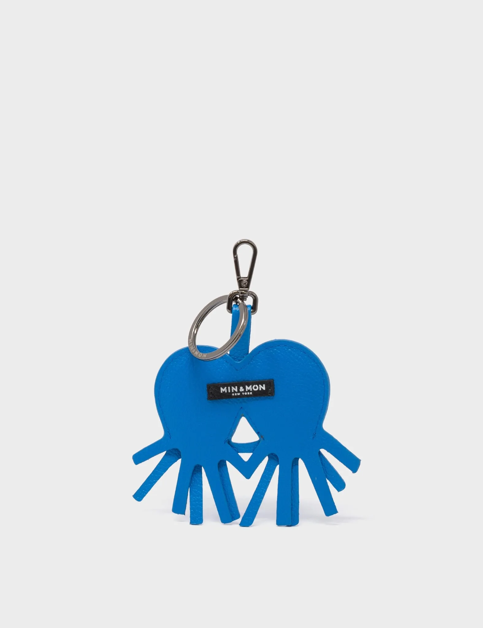 Octotwins Charm - Ibiza Blue Leather Keychain