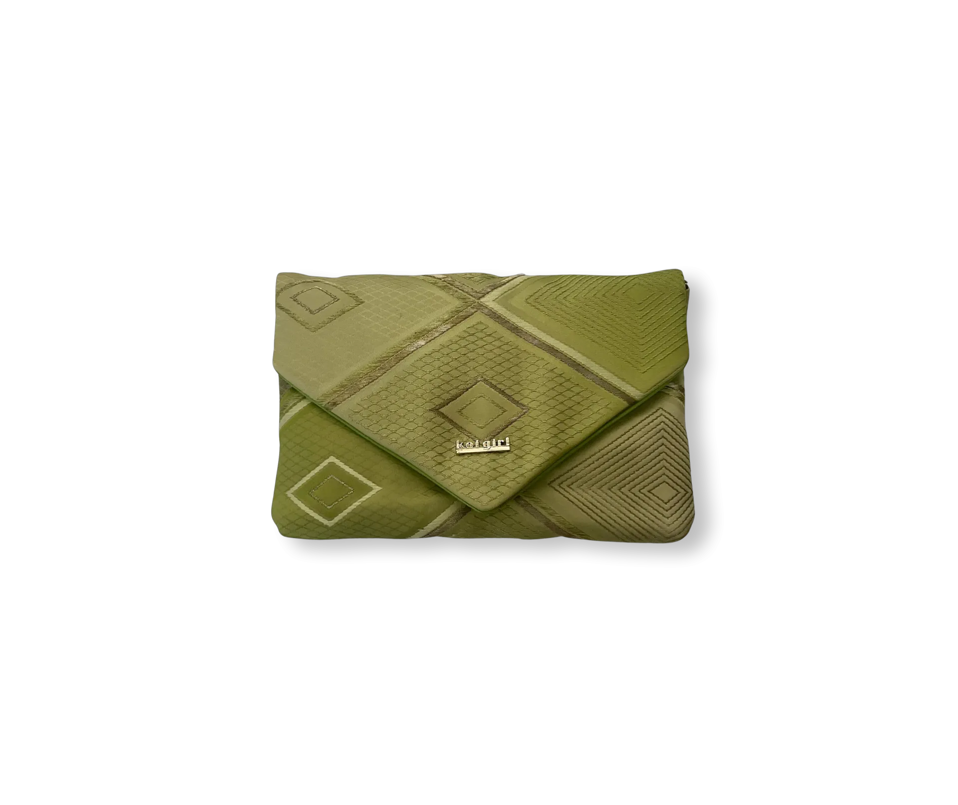 Pale Green and Silver Clutch