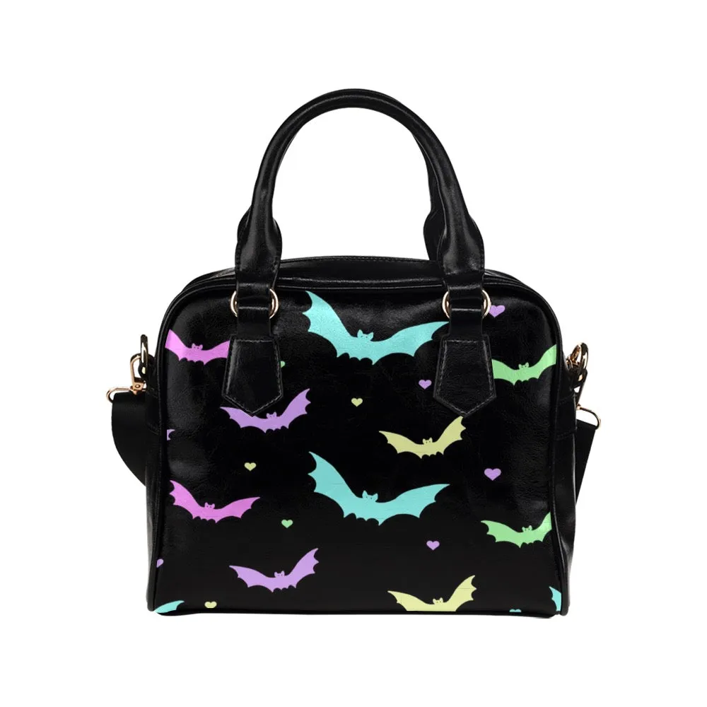 Pastel Bats Ladies Shoulder Bag