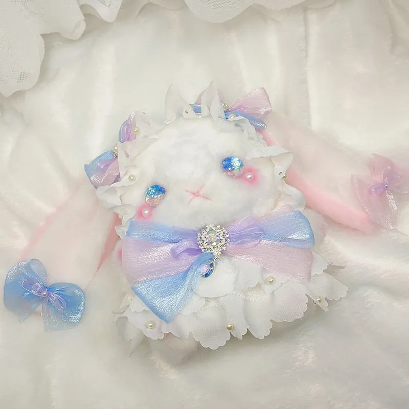 Pastel Princess Bunny Plush Bag