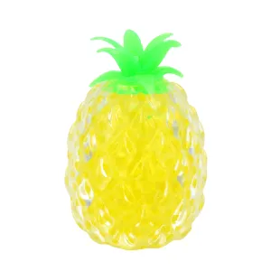 Pineapple Squeeze Toy With Beads 14cm