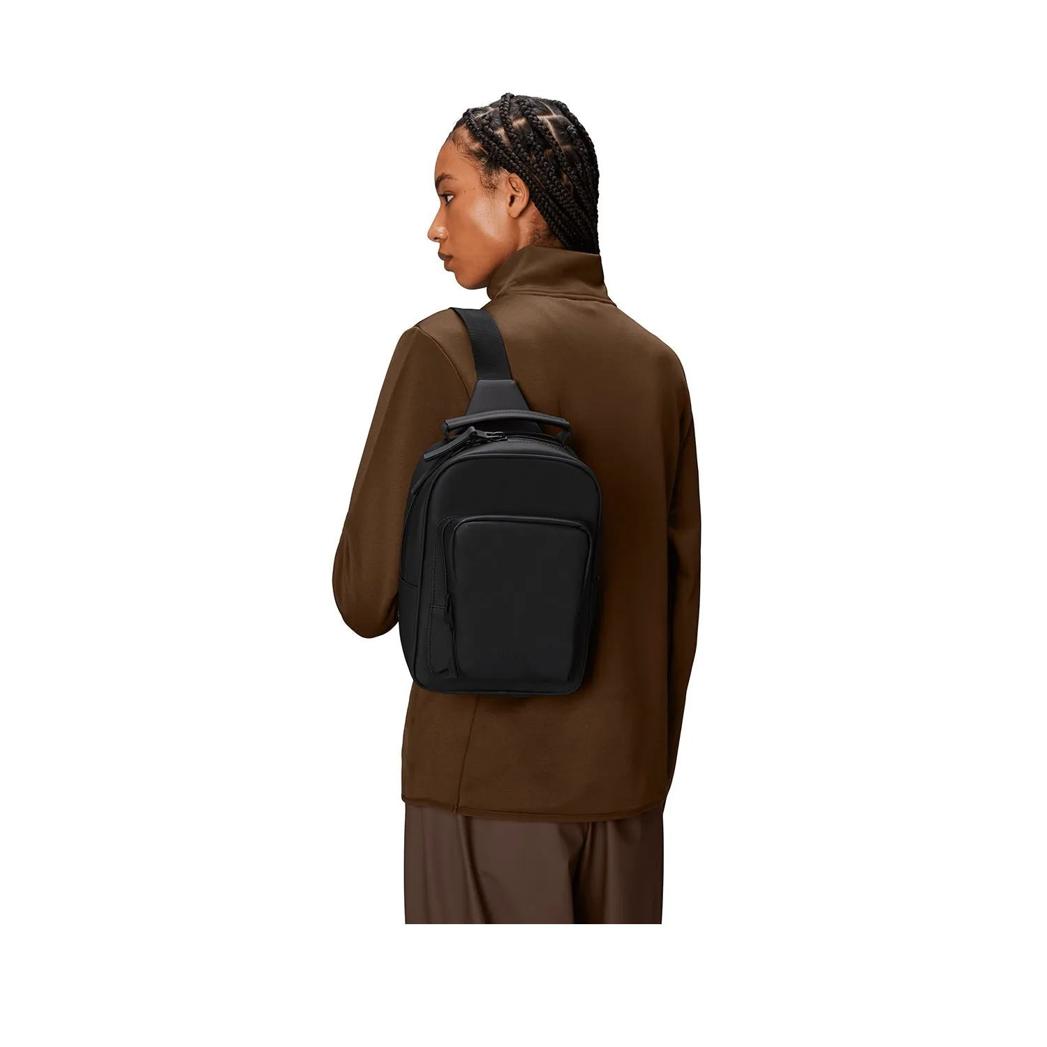 Rains Book Daypack Mini W3 in Black