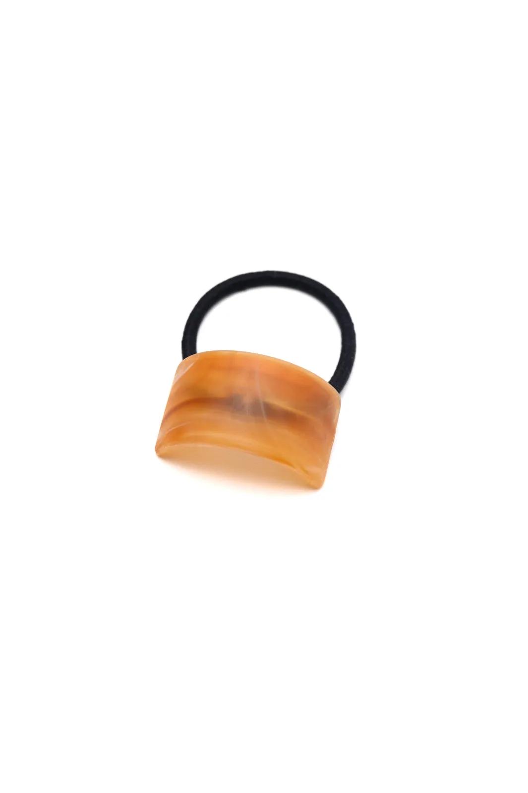 Rectangle Cuff Hair Tie Elastic in Amber (Ships in 1-2 Weeks) - 2/23