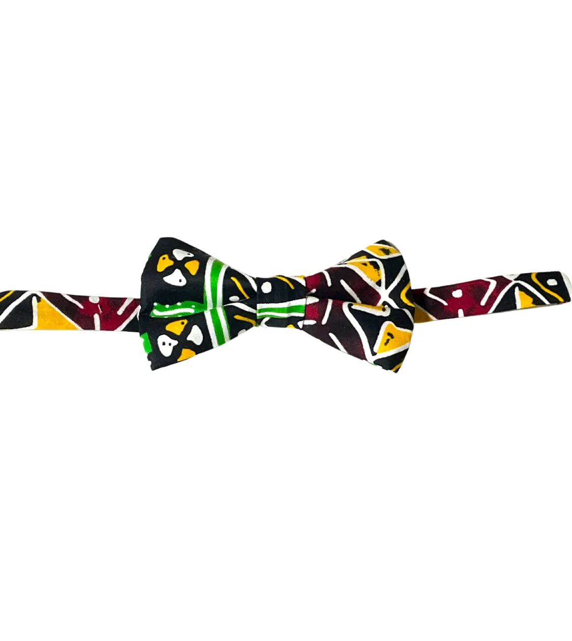 Reggae Roots Bow Tie with Pocket Square