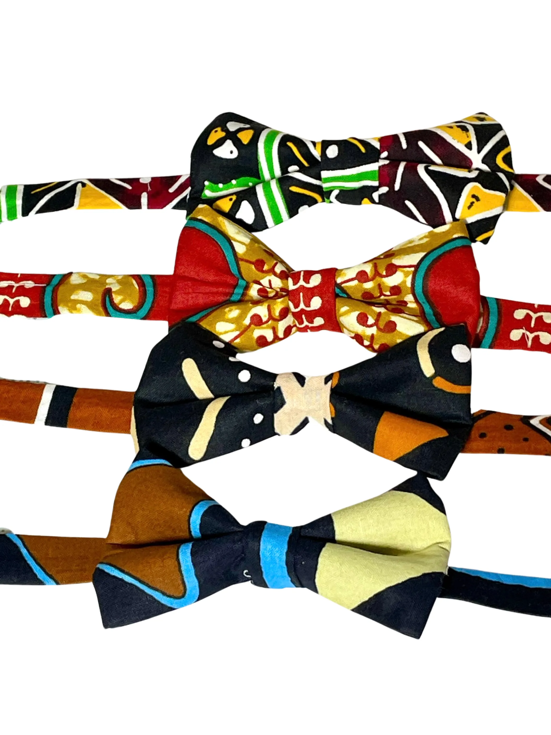 Reggae Roots Bow Tie with Pocket Square