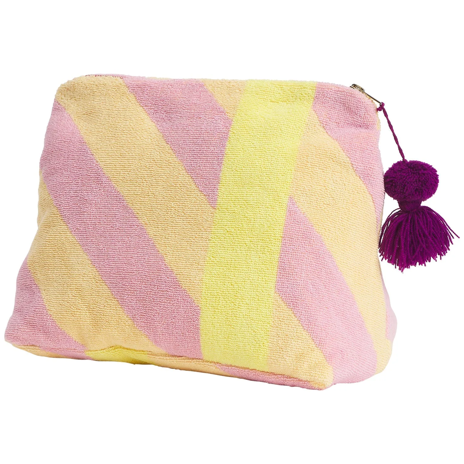 Sage and Clare Jarita Terry Pouch Medium - Mauve