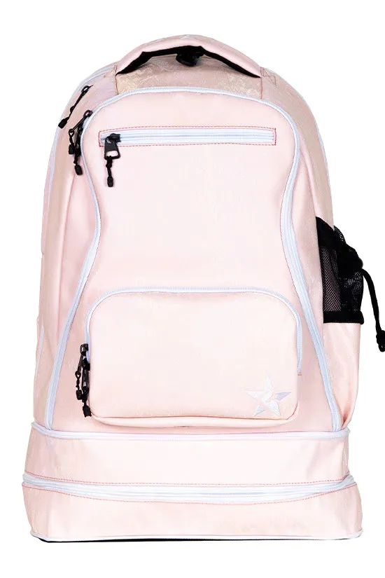 Shimmer In Silk Rebel Dream Bag With White Zipper