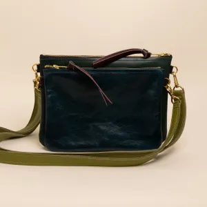 Shiny Teal/Turquoise Crossbody