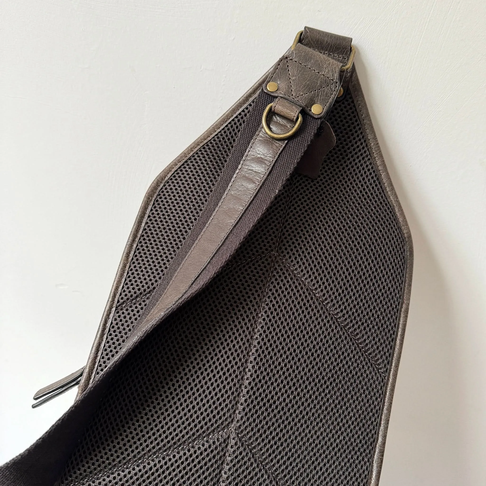 Small Travel Bag, Crazy Horse Sling Crossbody Leather Bag