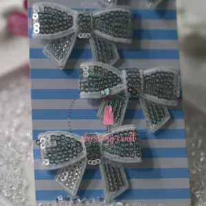 Sparkling Bow - White