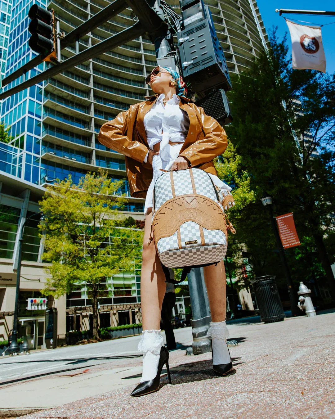 Sprayground Henny Latte DLXSV Backpack