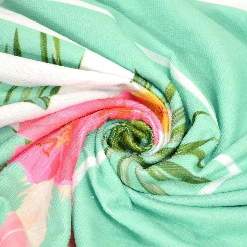 Summer Fun Beach Towel with Fringe