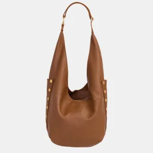 Tom Zip | Mahogany Pebble/Brushed Gold Red Zip