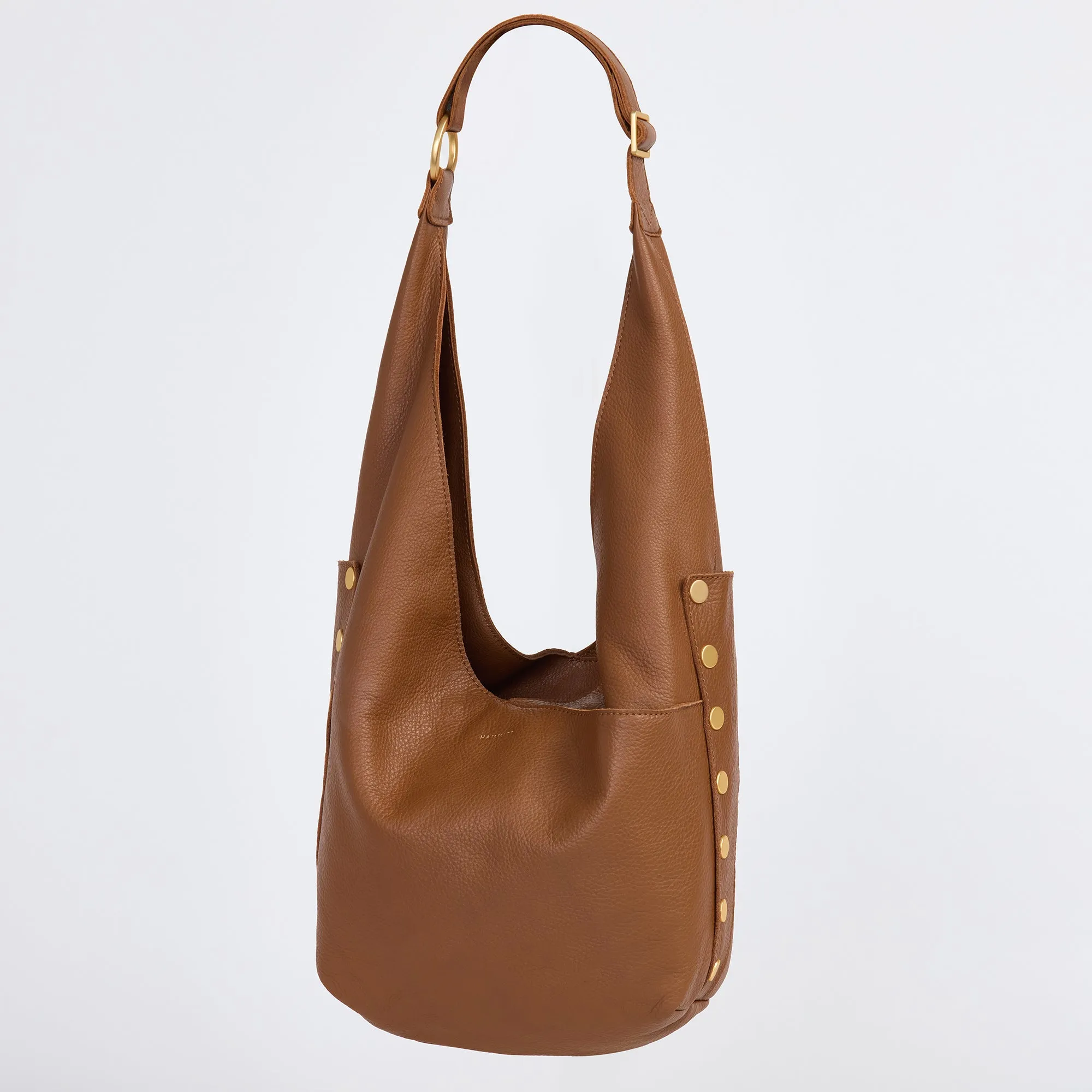 Tom Zip | Mahogany Pebble/Brushed Gold Red Zip