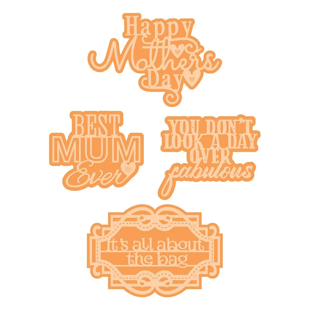Tonic Studios - A Selection of Ladies Sentiments - Die Set - 5300e