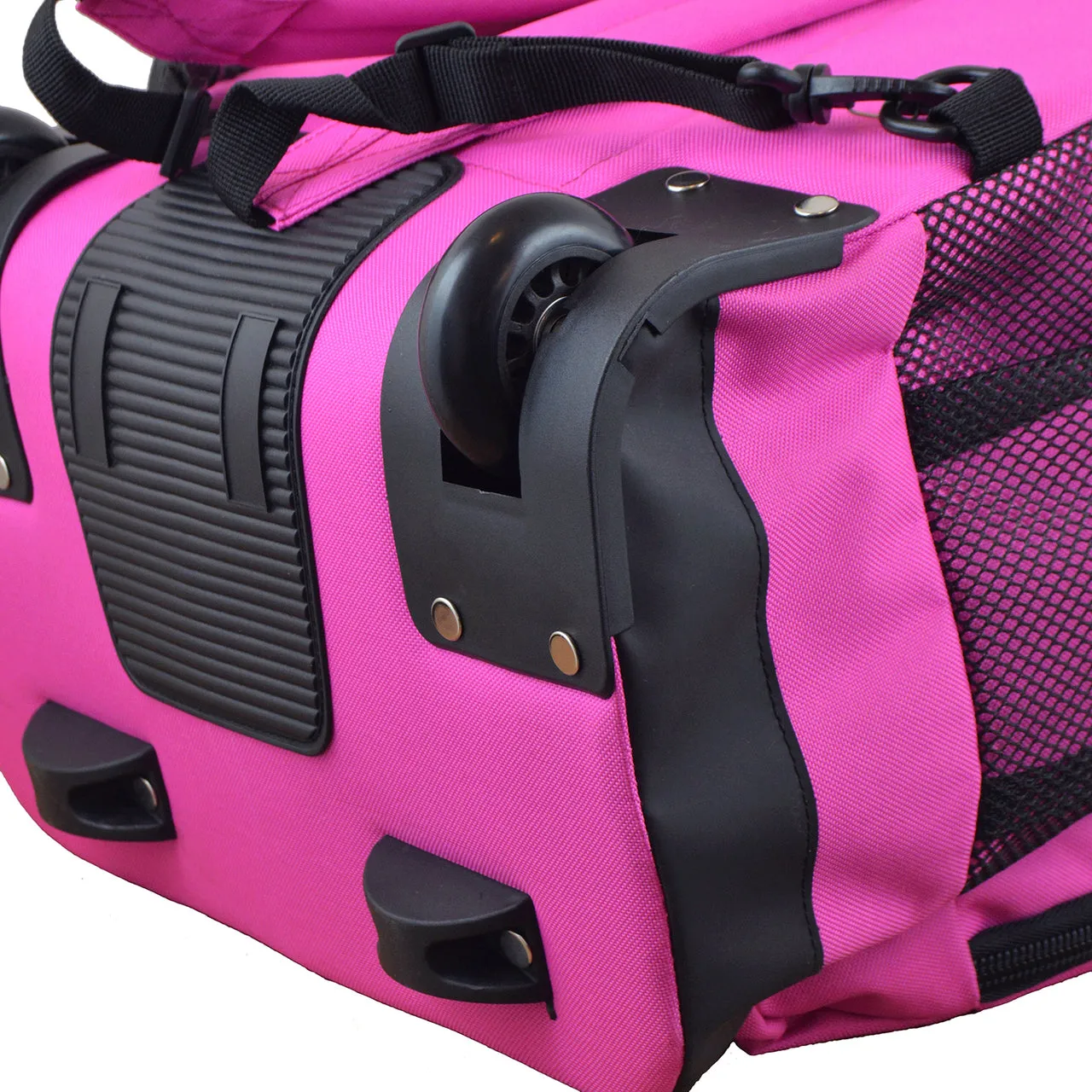Wake Forest Premium Wheeled Backpack in Pink