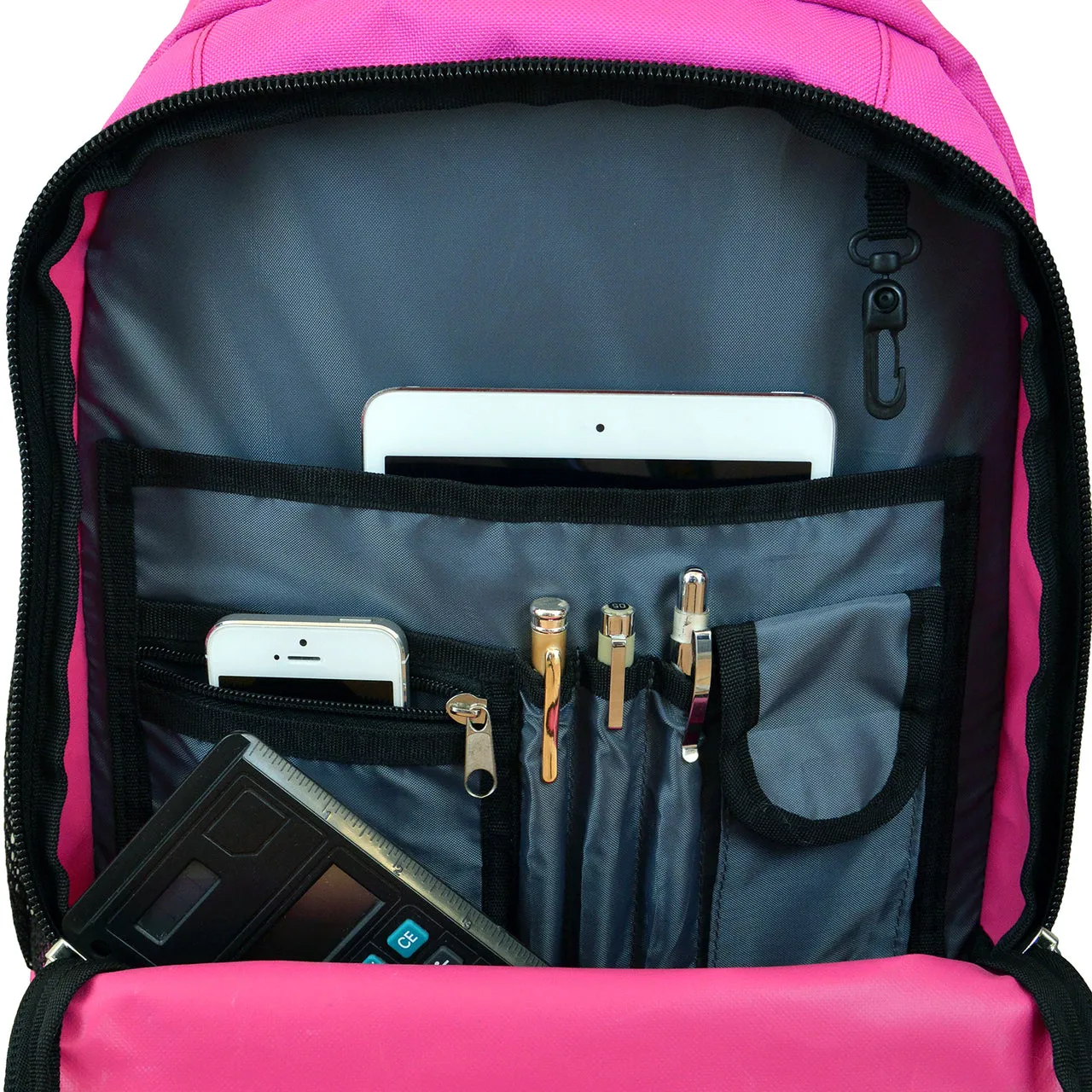 Wake Forest Premium Wheeled Backpack in Pink