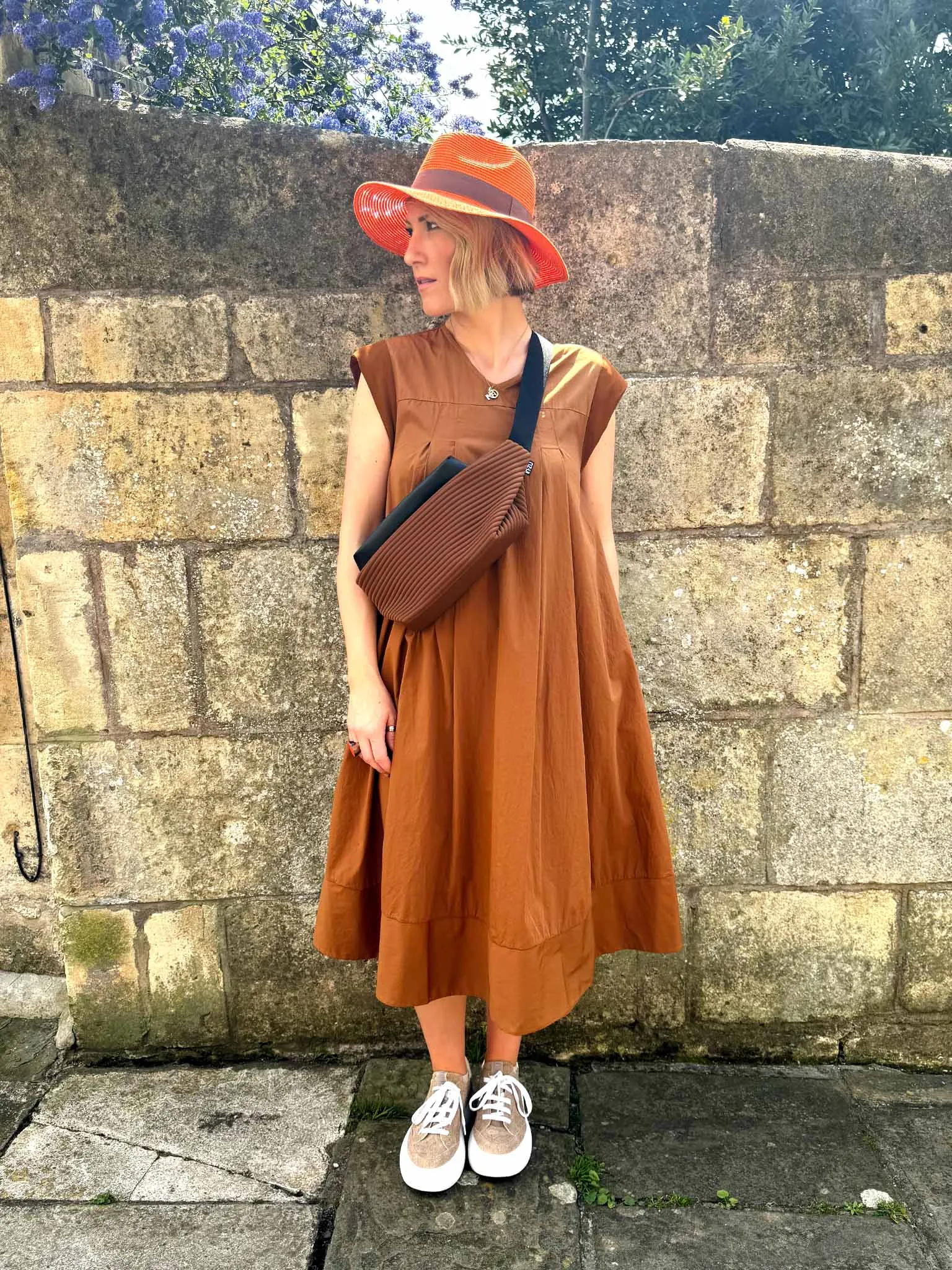 Wallaby Cross Body Belt Bag - FIRED BRICK