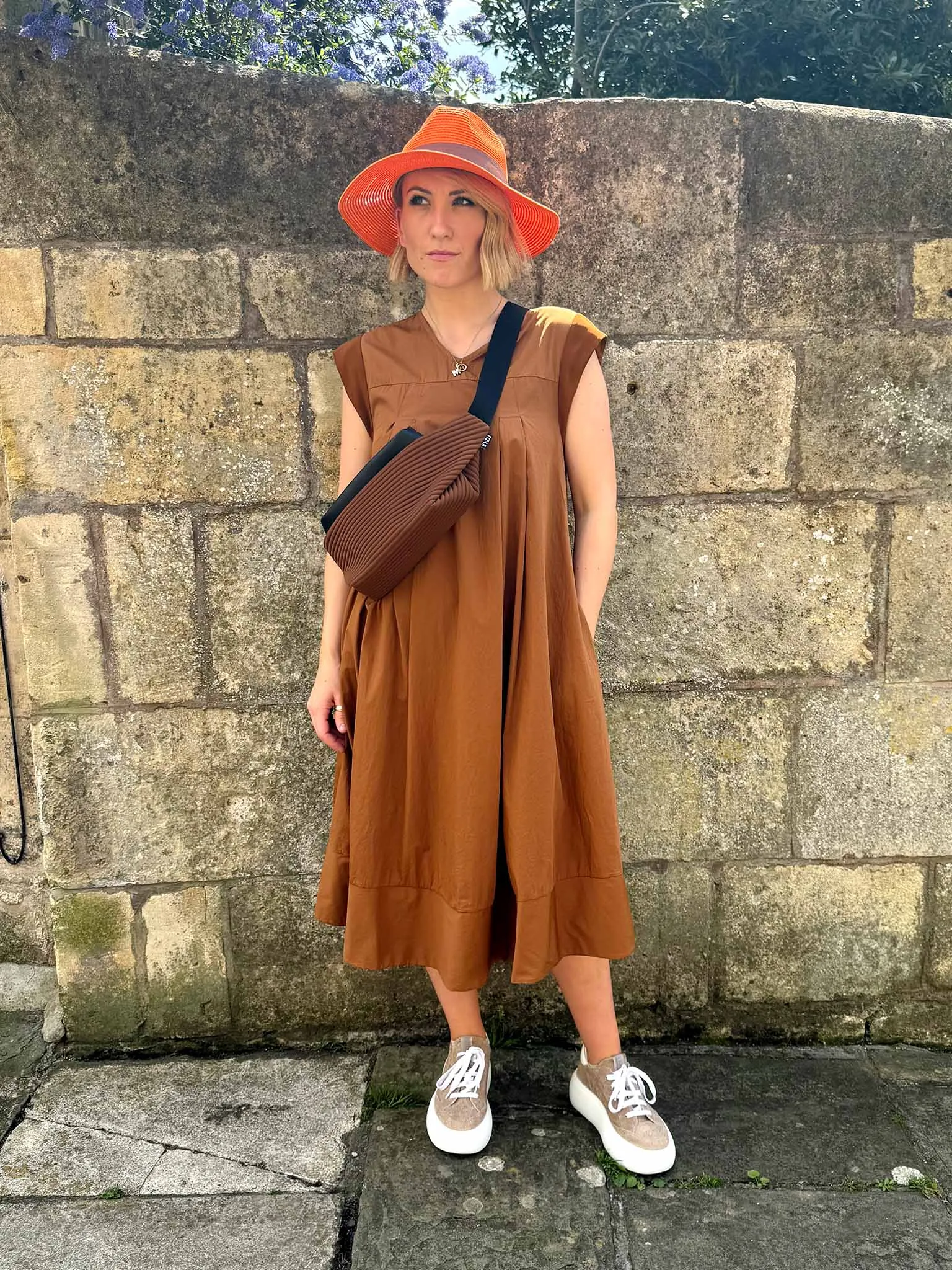 Wallaby Cross Body Belt Bag - FIRED BRICK