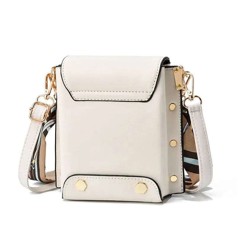 Whimsical Printed Mini Messenger Bag