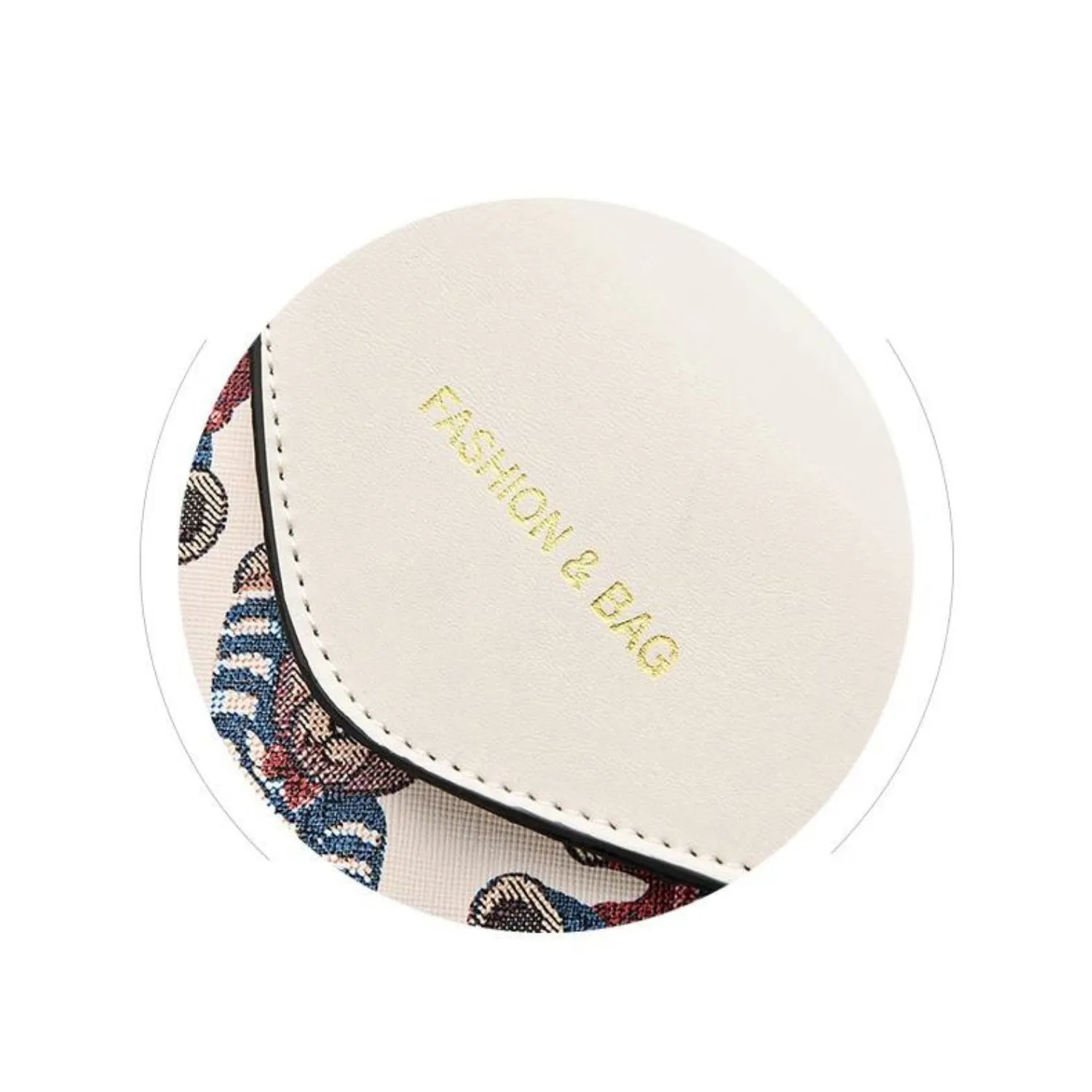 Whimsical Printed Mini Messenger Bag