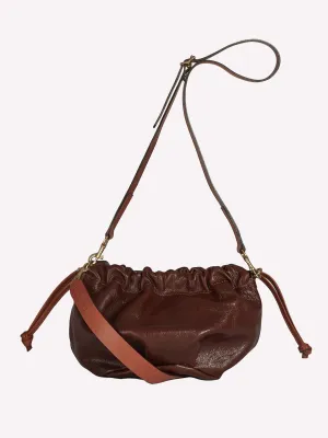 Wood Drawstring Bag - Shiny Conker / Chocolate /Whiskey