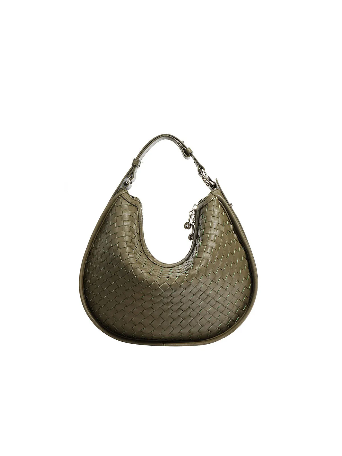 Woven Leather Handbag Hobo Bag Dumpling Handbags