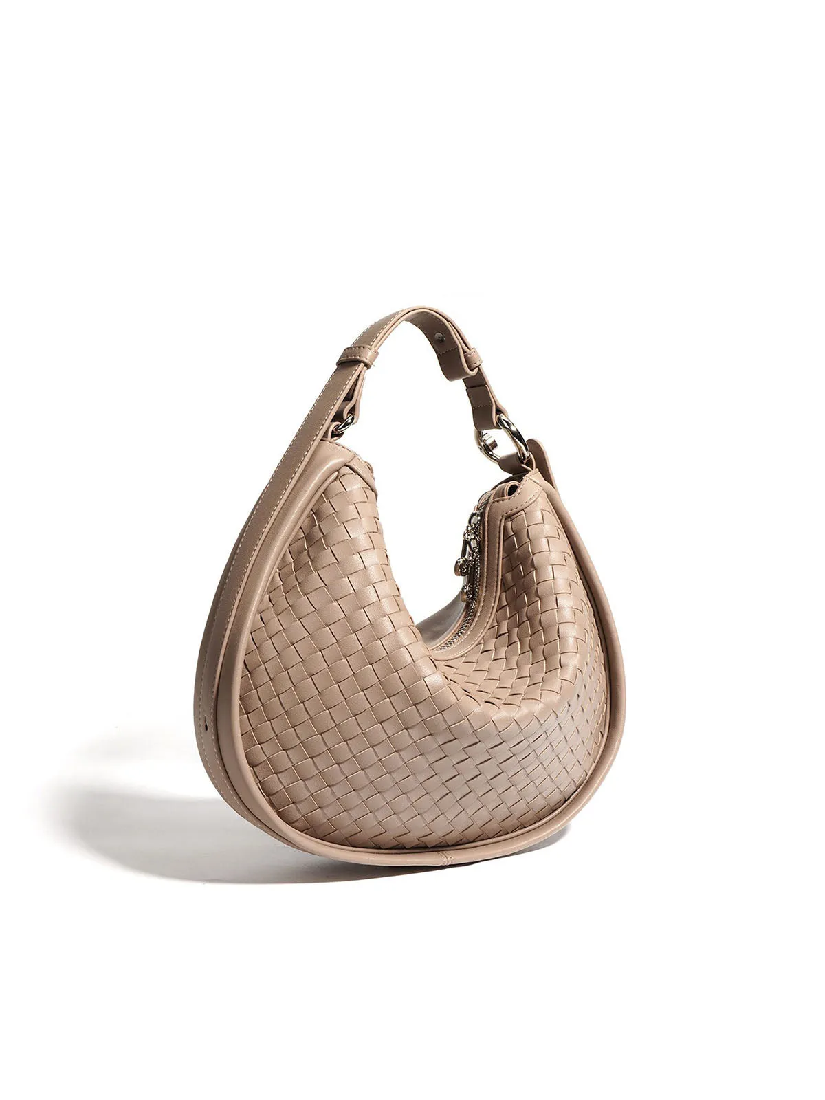 Woven Leather Handbag Hobo Bag Dumpling Handbags