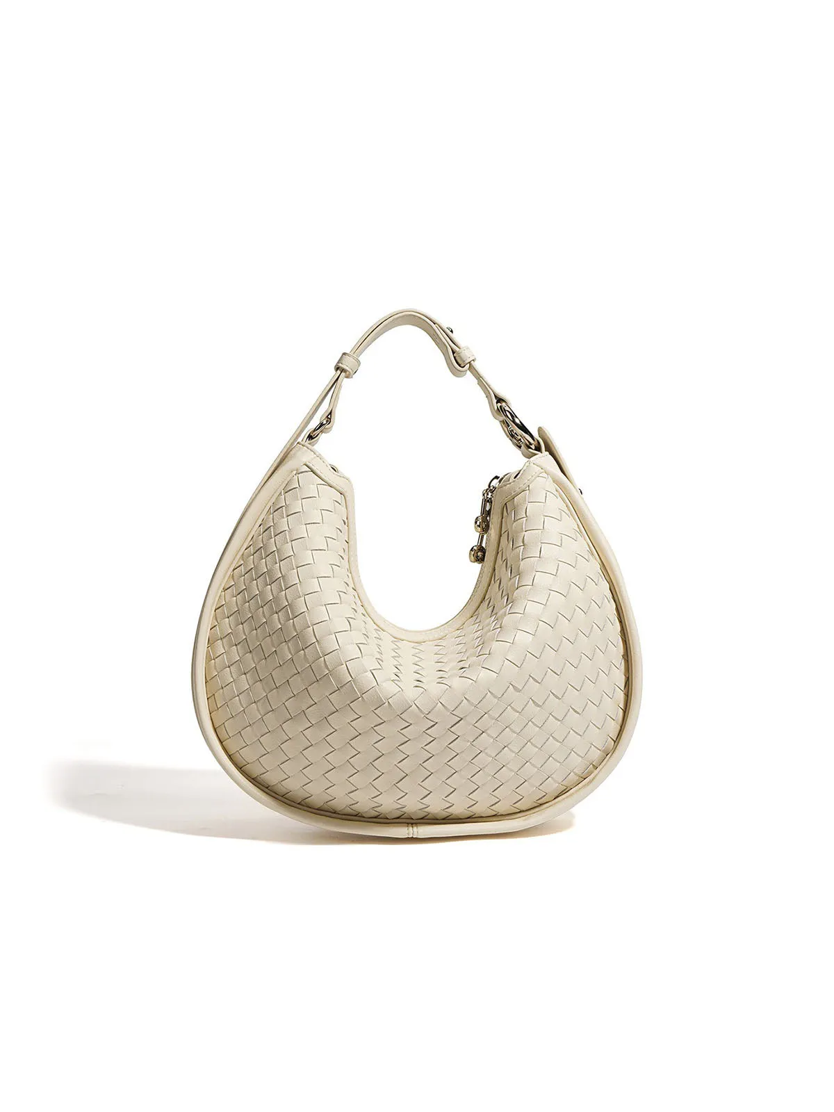 Woven Leather Handbag Hobo Bag Dumpling Handbags