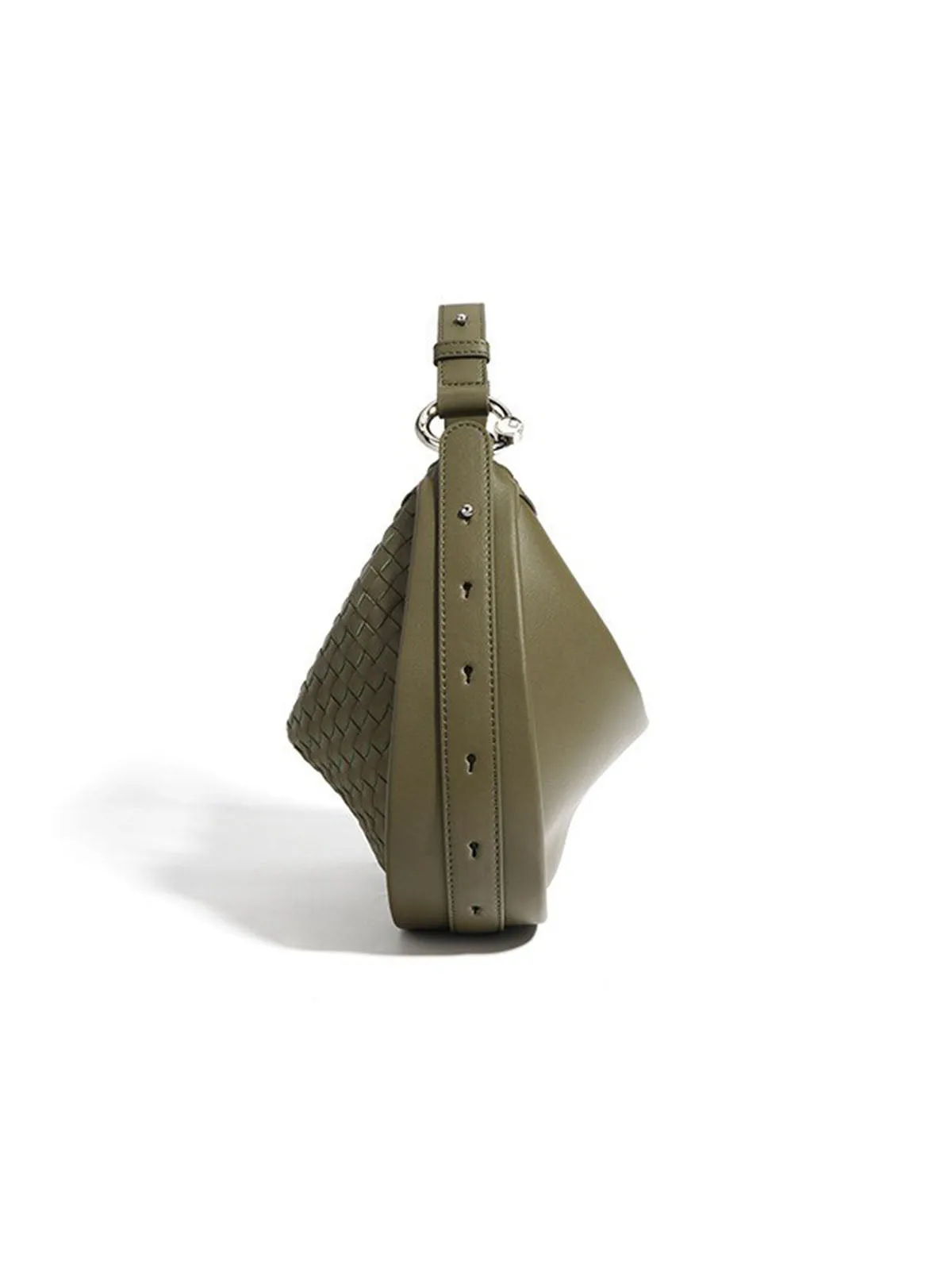 Woven Leather Handbag Hobo Bag Dumpling Handbags