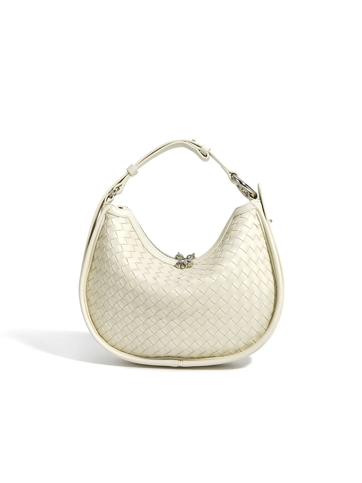 Woven Leather Handbag Hobo Bag Dumpling Handbags